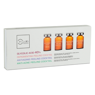 In Lab Medical Glycolic Acid 40% (4 Vials x 5ml) UK