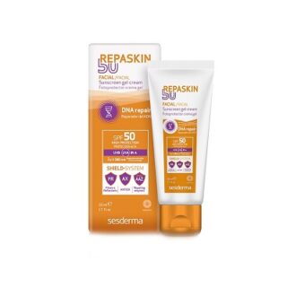 Buy Sesderma Repaskin SPF50+ Sunscreen Gel Cream Facial Dry Touch 40001084 UK